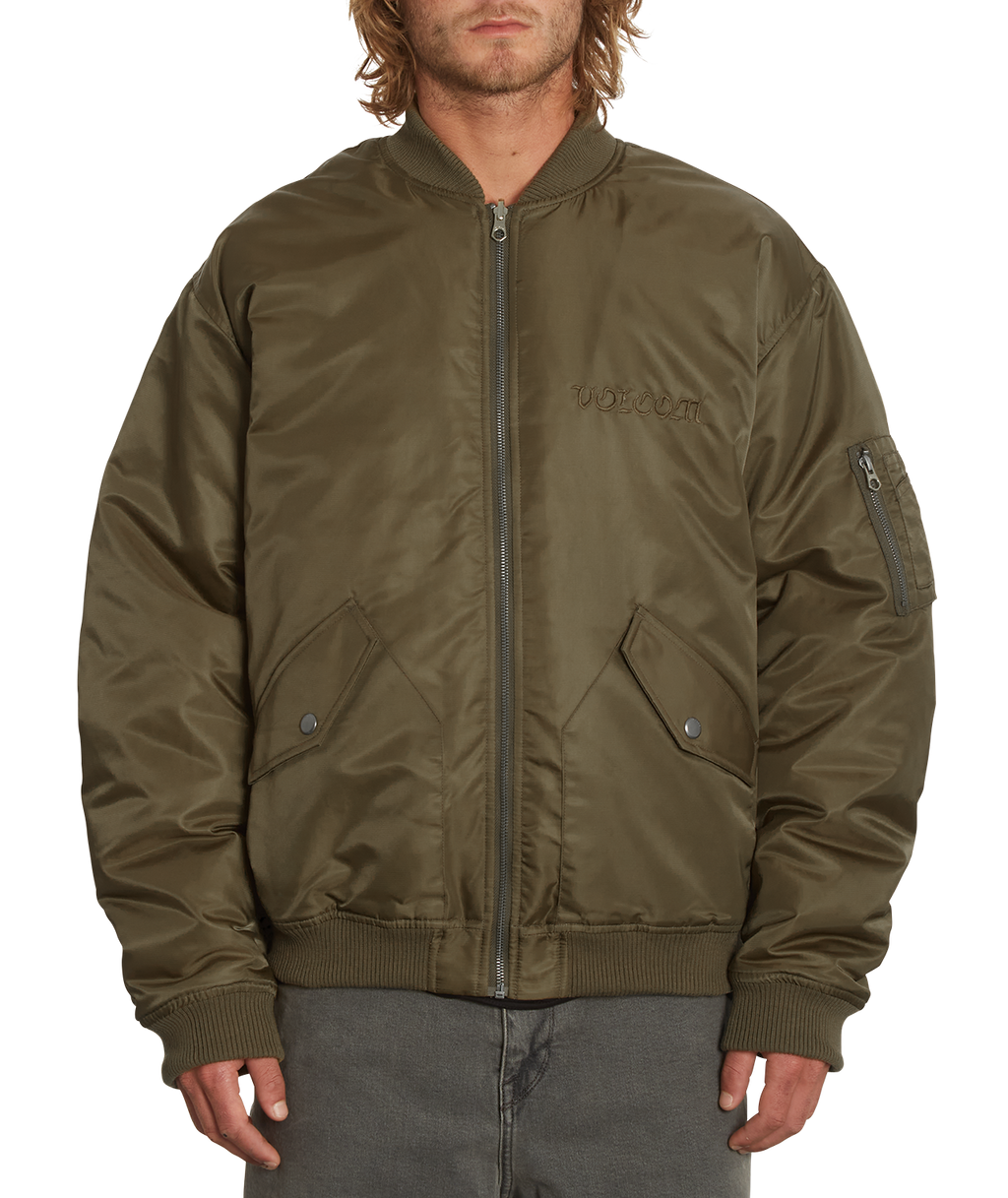 Chaqueta Volcom Space Child Jacket - Service Green