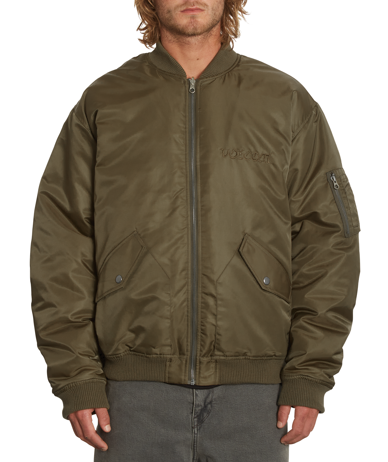Chaqueta Volcom Space Child Jacket - Service Green