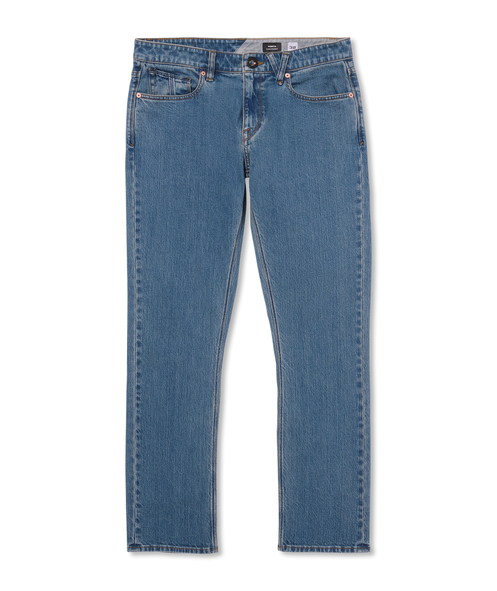 Volcom Vorta Denim Jeans - Aged Indigo