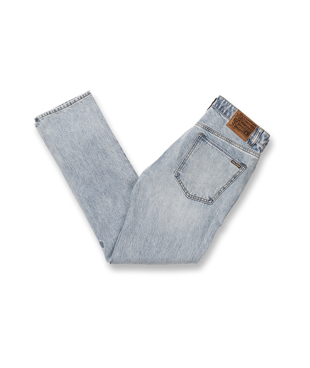 Volcom Vorta Jeans pantalón tejano hombre detail 1 | HEAVY WORN FADED