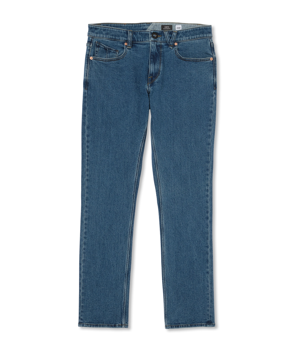 Volcom Vorta Denim Jeans - Washed Blue