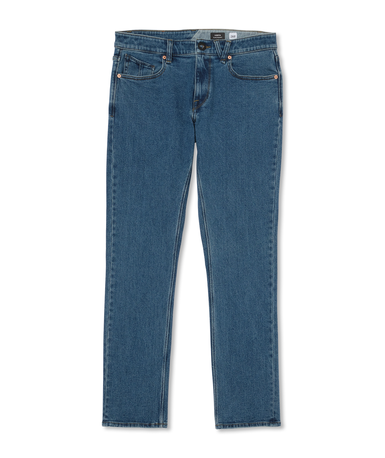 Volcom Vorta Denim Jeans - Gewaschenes Blau