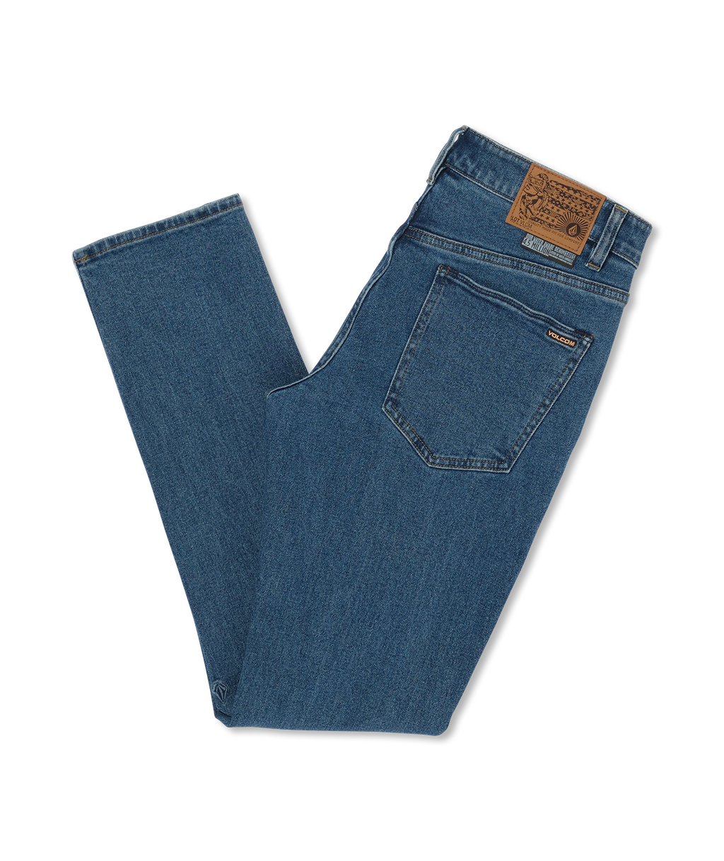 Volcom Vorta Jeans pantalón tejano hombre detail 1 | WASHED BLUE
