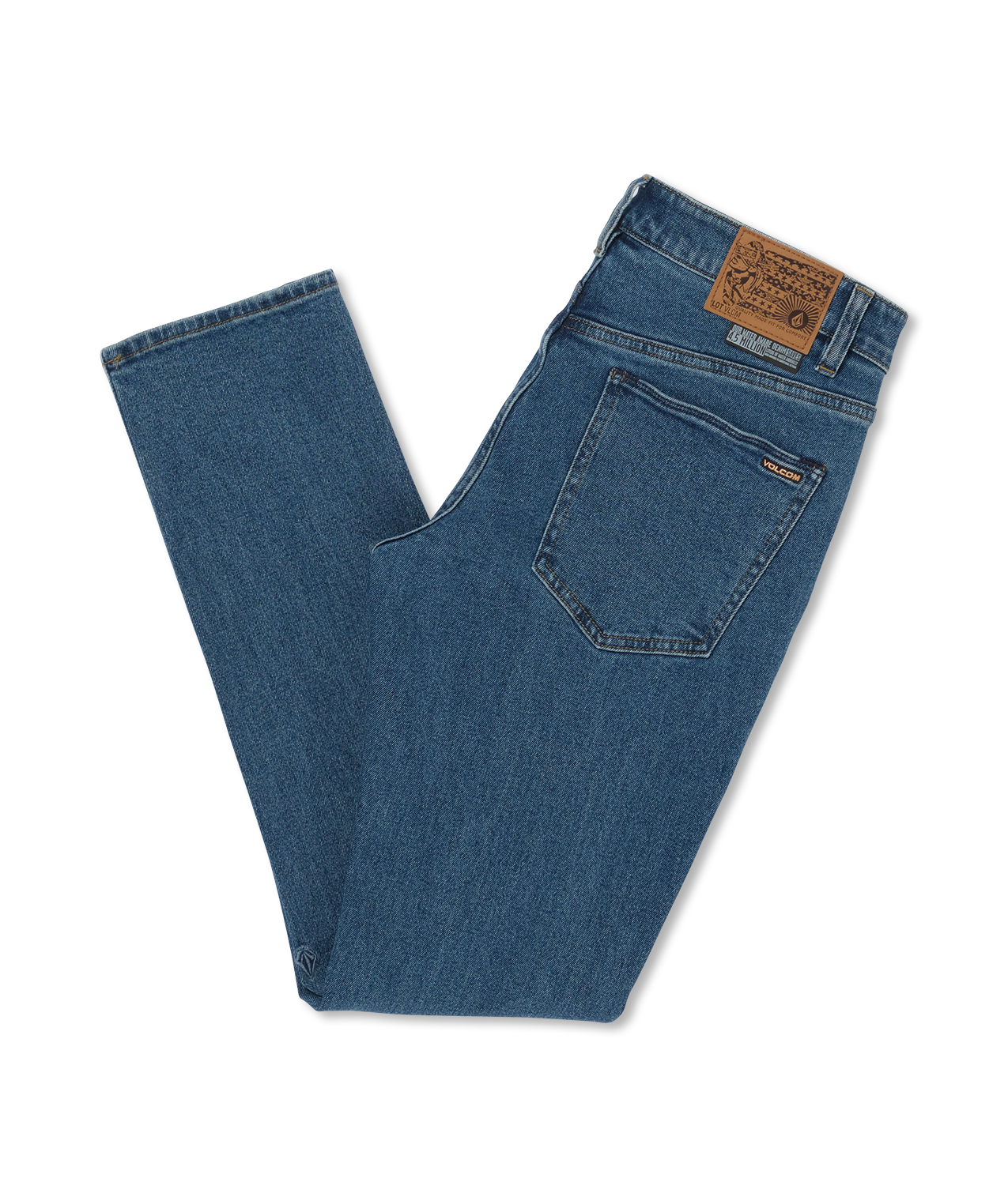 Volcom Vorta Jeans pantalón tejano hombre detail 1 | WASHED BLUE