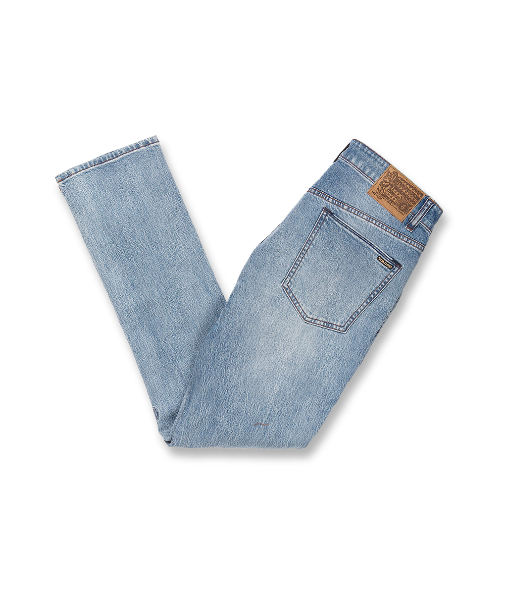 Volcom Vorta Jeans pantalón tejano hombre detail 1 | WRECKED INDIGO
