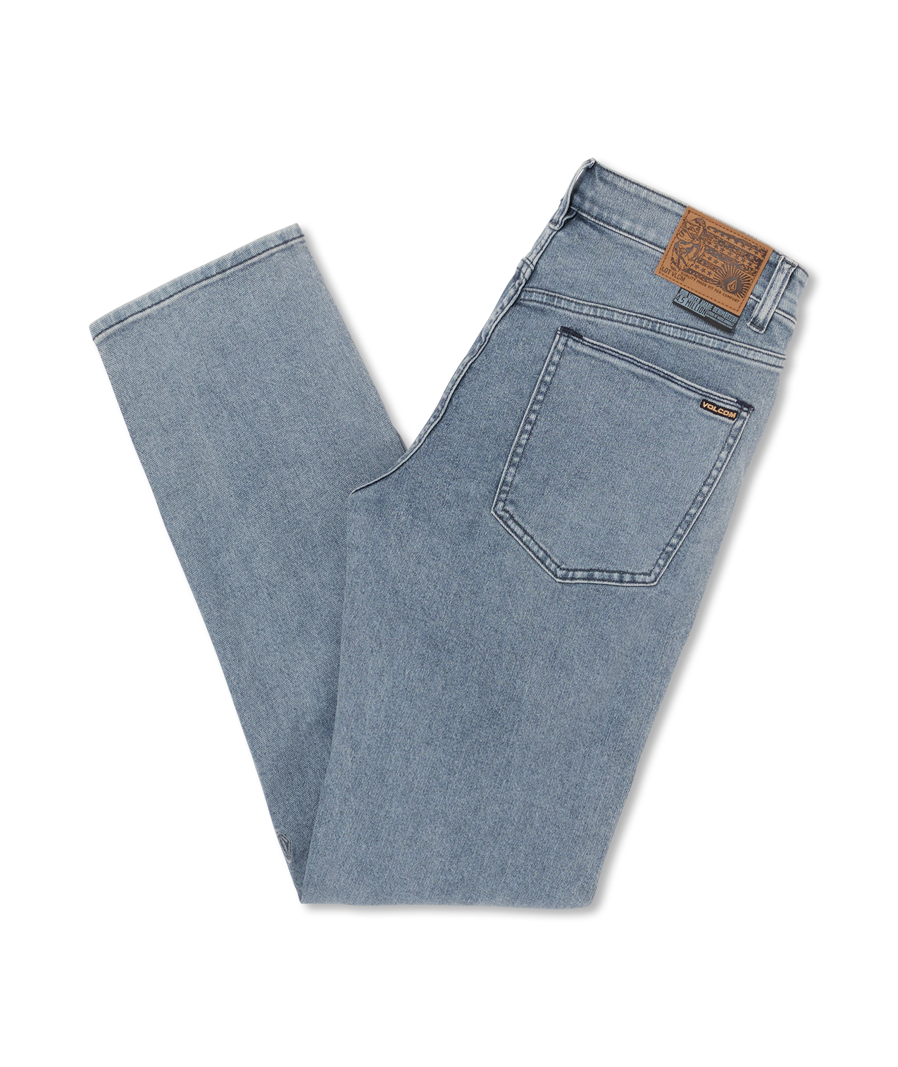 Volcom Solver Denim Jeans - Ash Blue