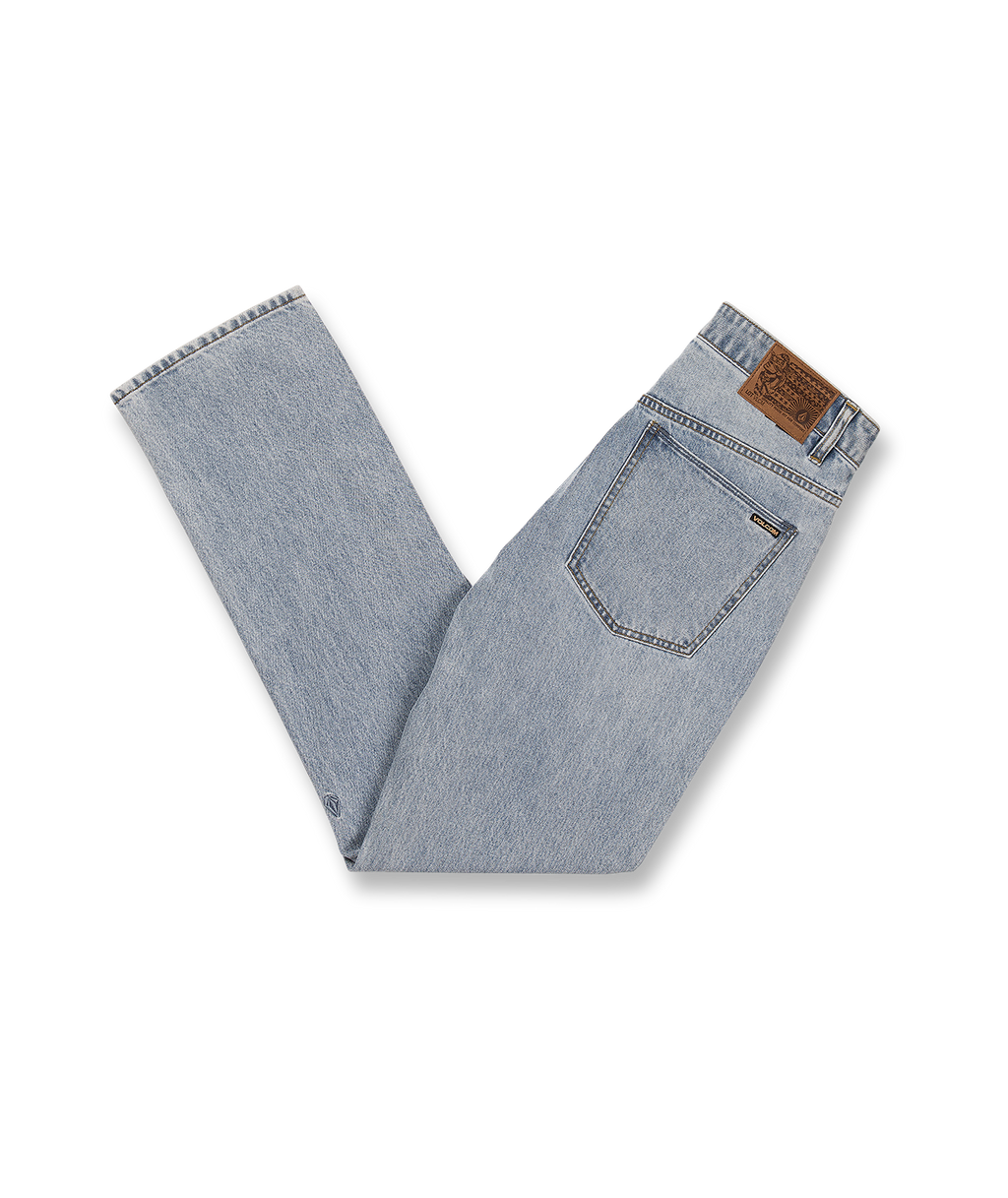 Volcom Solver Jeans pantalón tejano hombre detail 1 | HEAVY WORN FADED