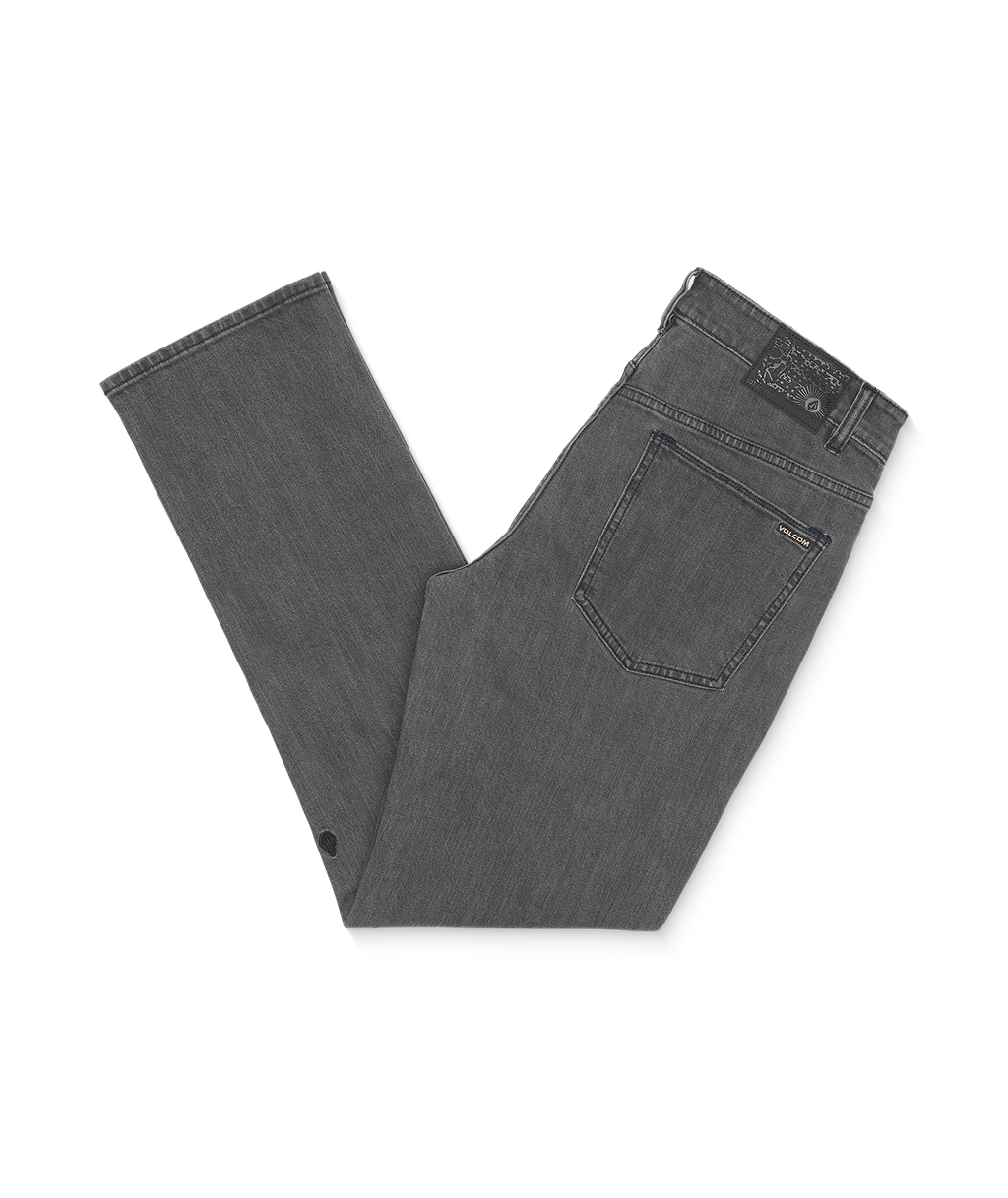 Volcom Solver Denim Jeans - Neutral Grey