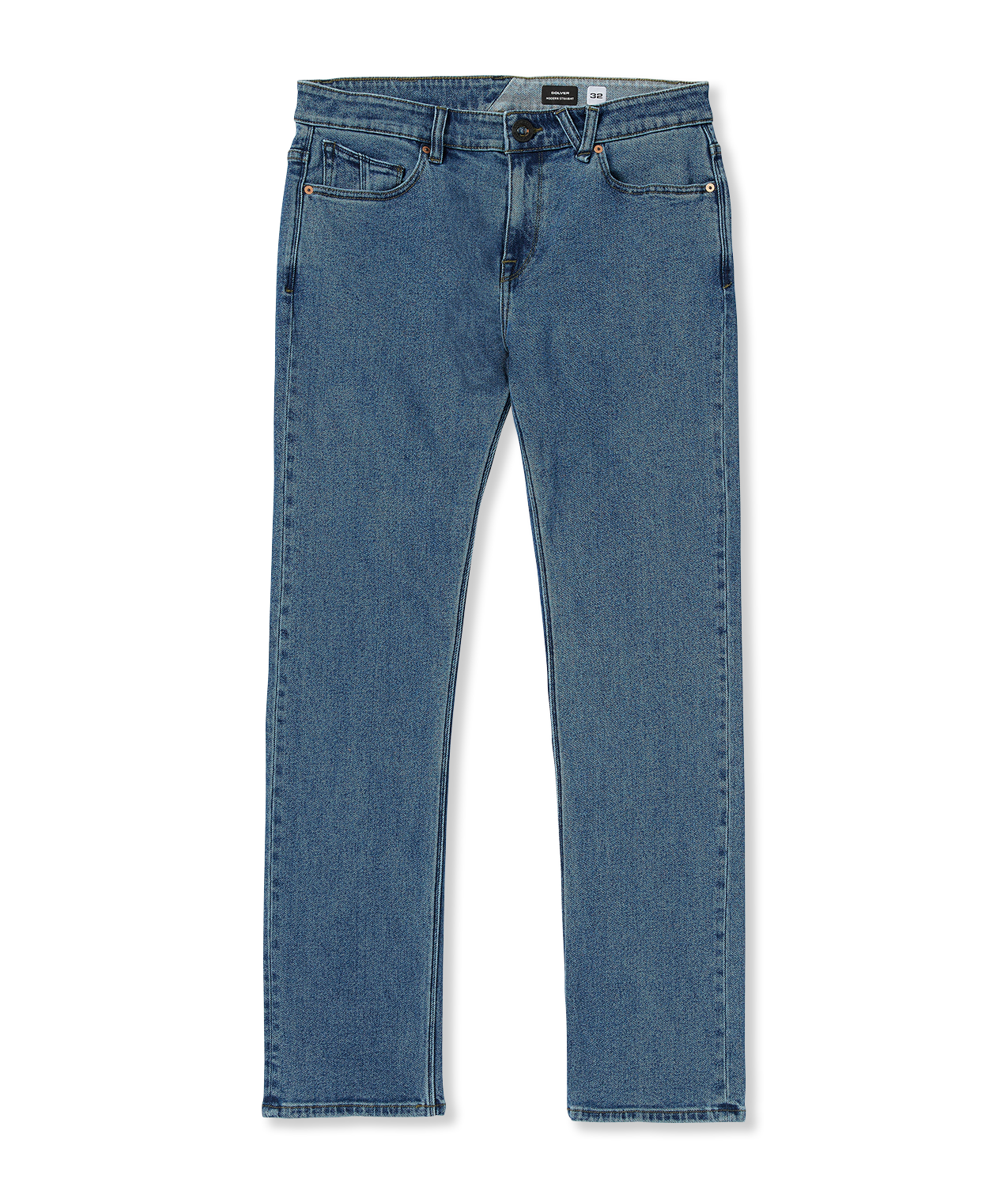 Volcom Solver Denim Jeans - Gewaschenes Blau