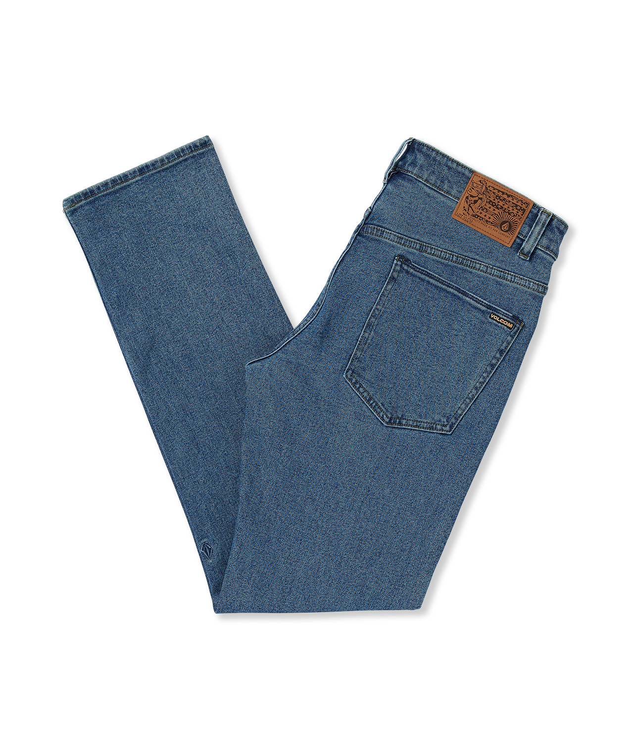 Volcom Solver Denim Jeans - Gewaschenes Blau