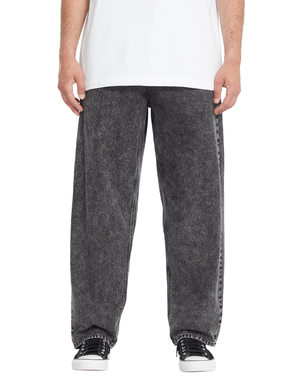 Volcom Freazy Loose Ew Denim Jeans - Light Acid Black