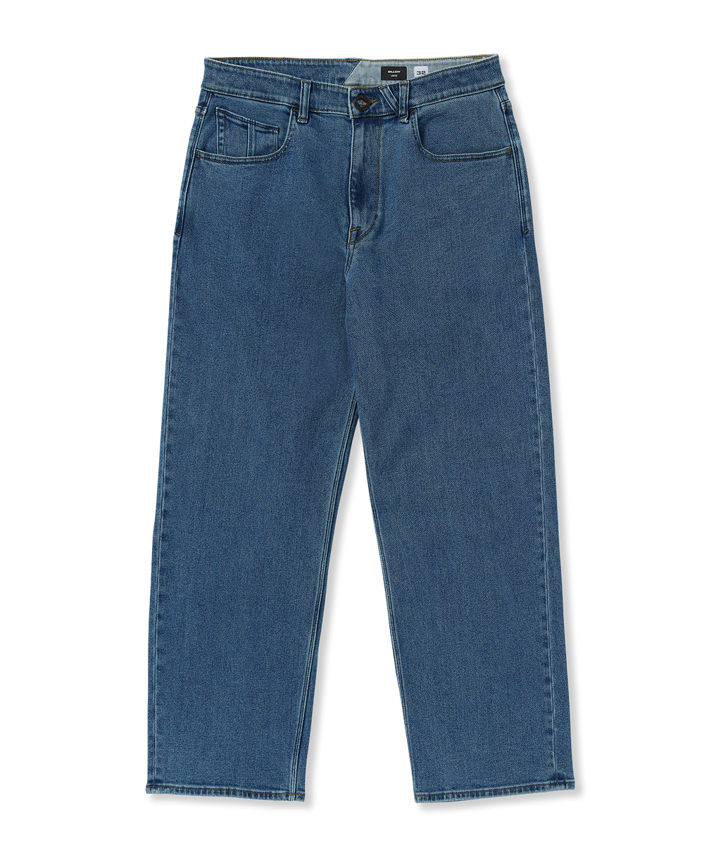 Volcom Billow Denim Washed Blue Jeans