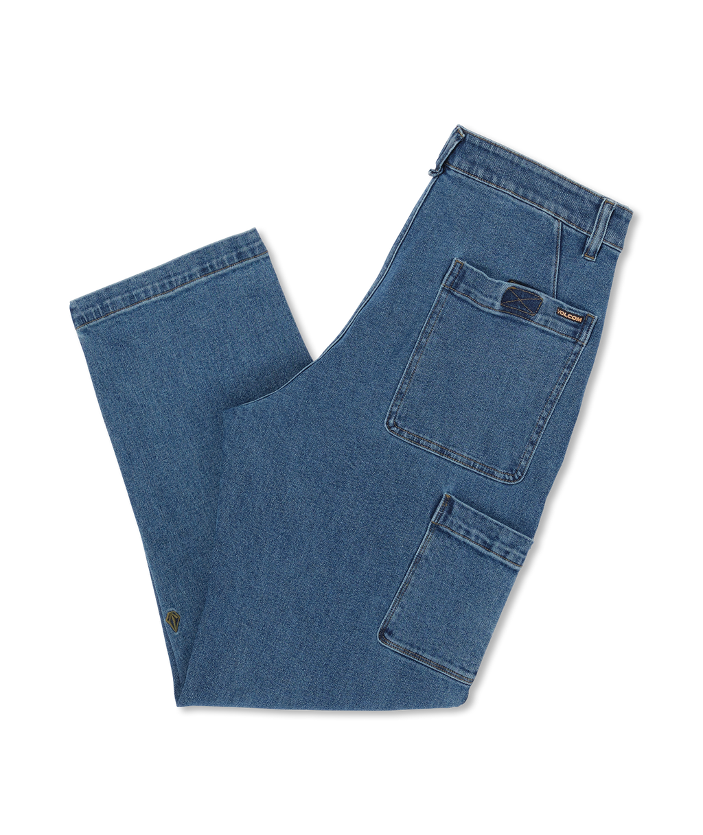 Volcom Kraftsman Ii Denim Jeans - Washed Blue