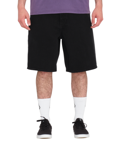 Pantalón Corto Volcom Billow Denim Short - Black