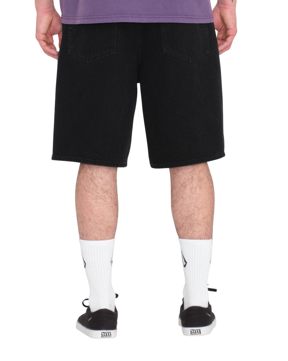 Pantalón Corto Volcom Billow Denim Short - Black