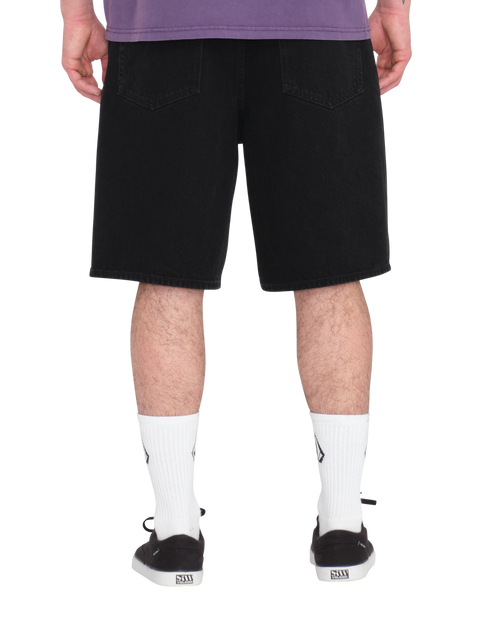 Pantalón Corto Volcom Billow Denim Short - Black