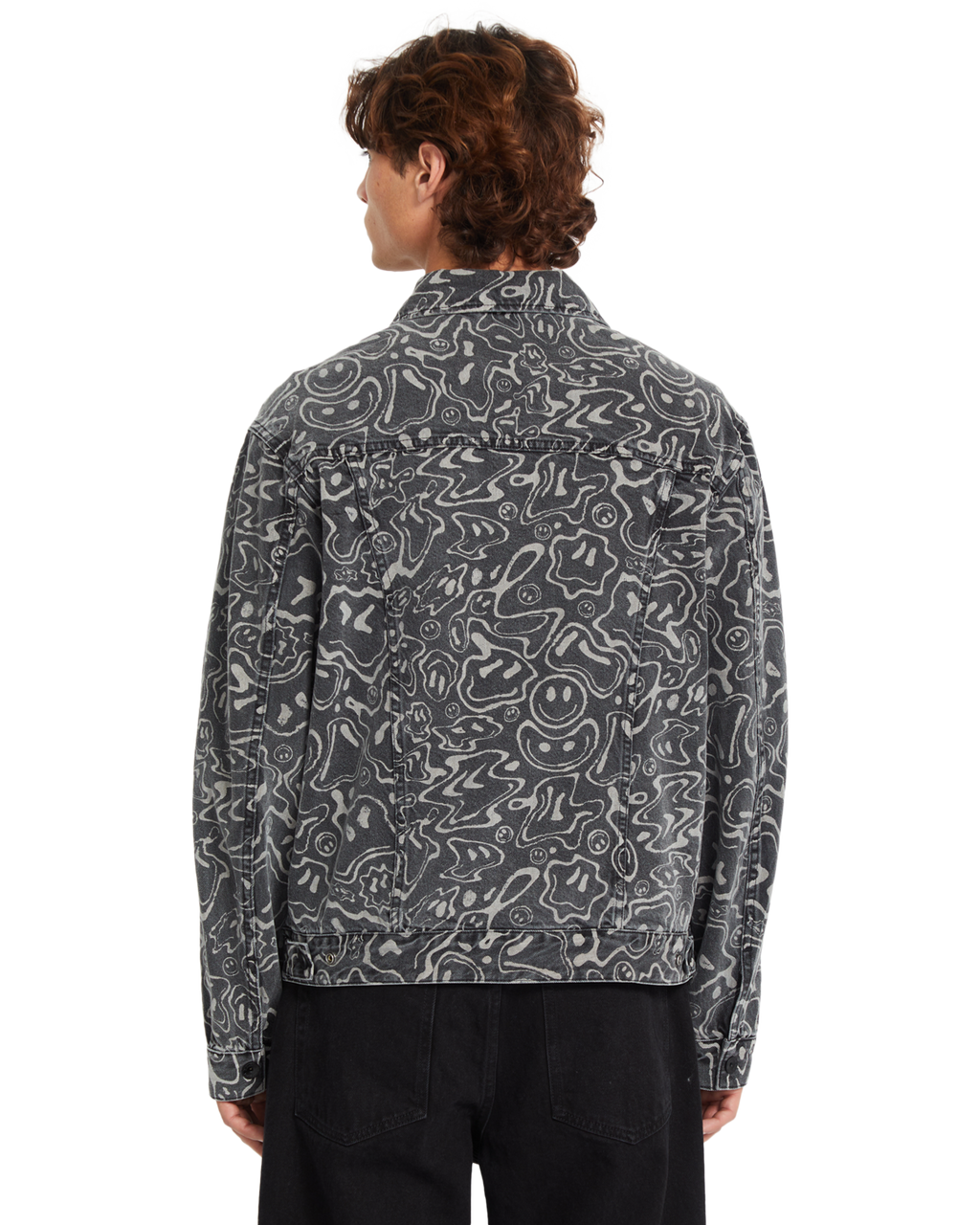 Veste en jean Volcom Fa F Rygalski Denim - Imprimé noir