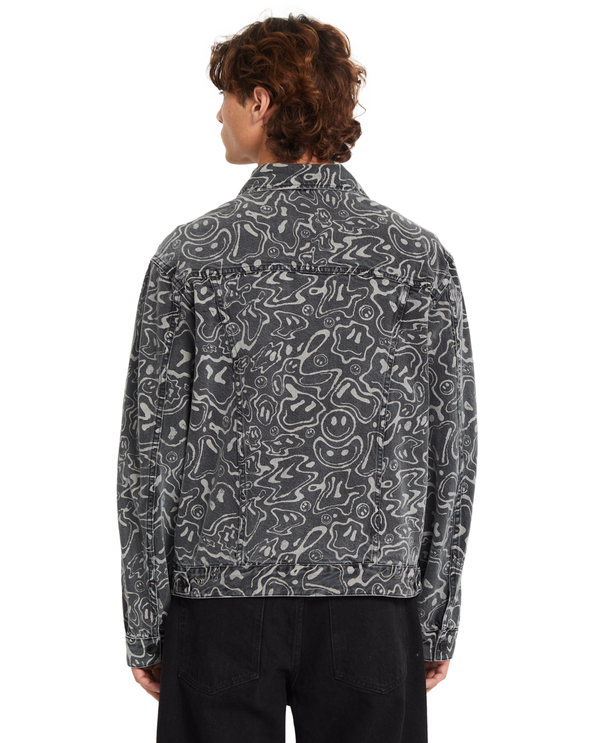 Veste en jean Volcom Fa F Rygalski Denim - Imprimé noir