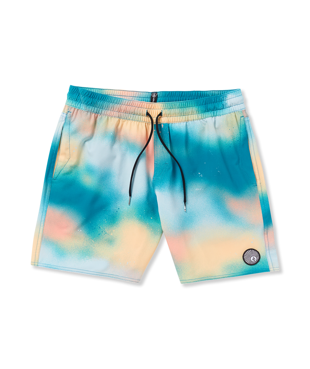 Calções de banho Volcom Baffle Trunk 17 - Salmão
