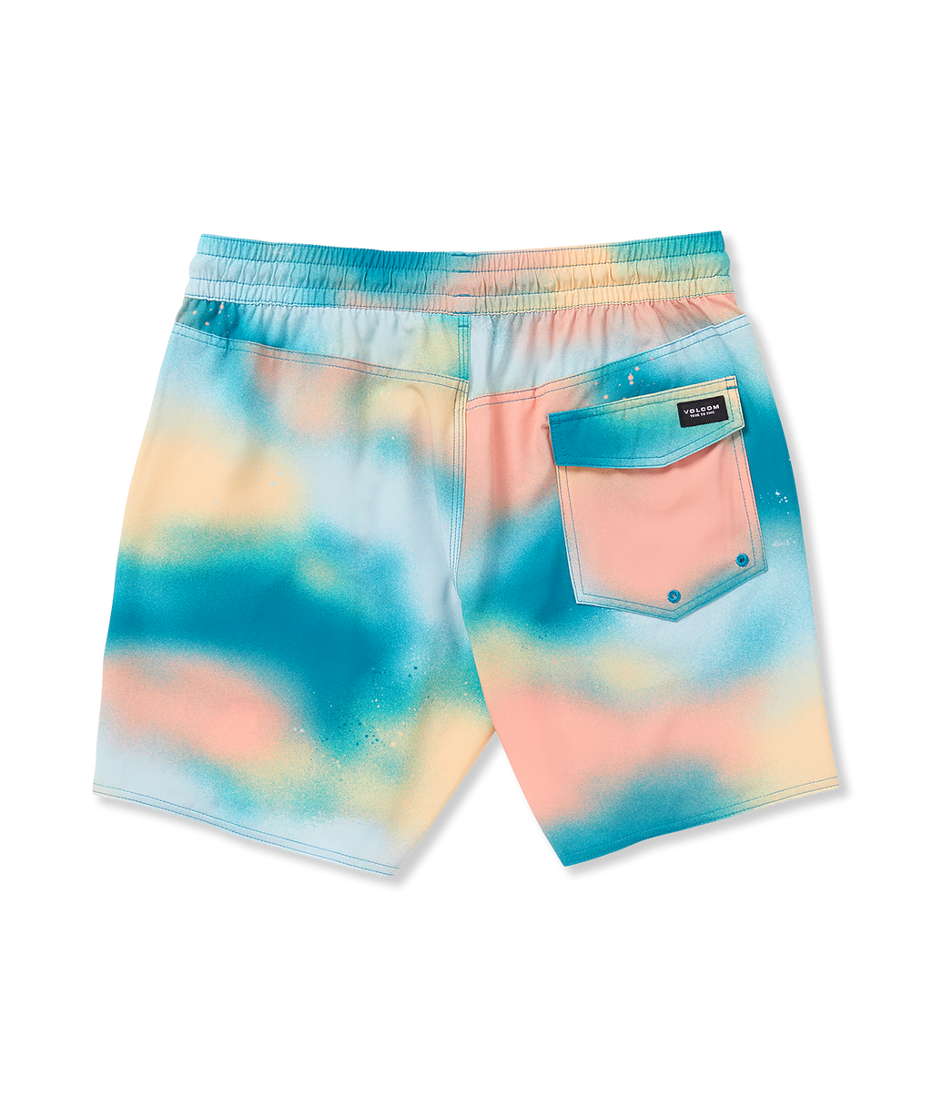 Calções de banho Volcom Baffle Trunk 17 - Salmão