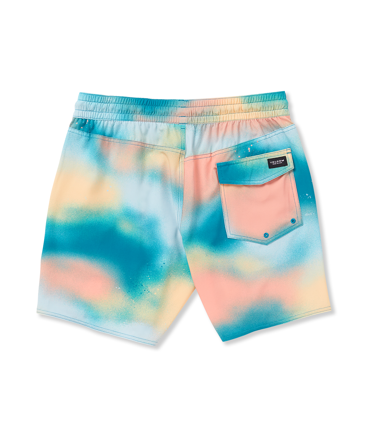 Volcom Baffle Trunk 17 Boardshorts - Salmon