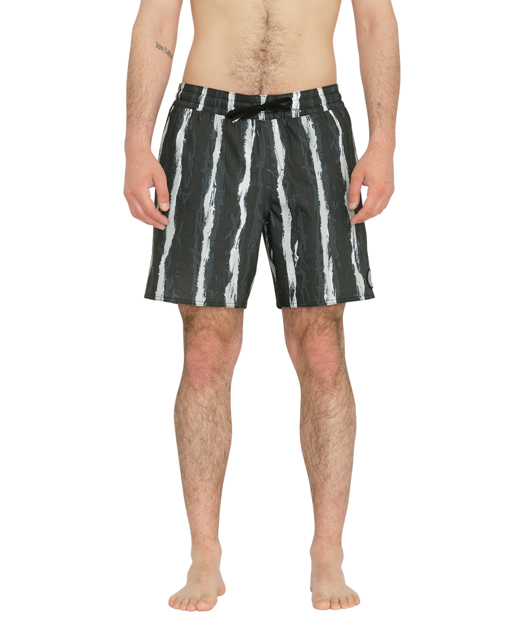 Volcom V Ent Hockey Dad Trunk 17 boardshort hombre detail 2 | Black