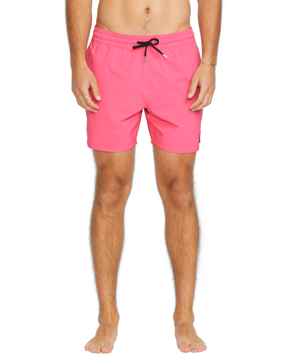 Costume da bagno Volcom Lido Solid Trunk 16 - Rosa Neon