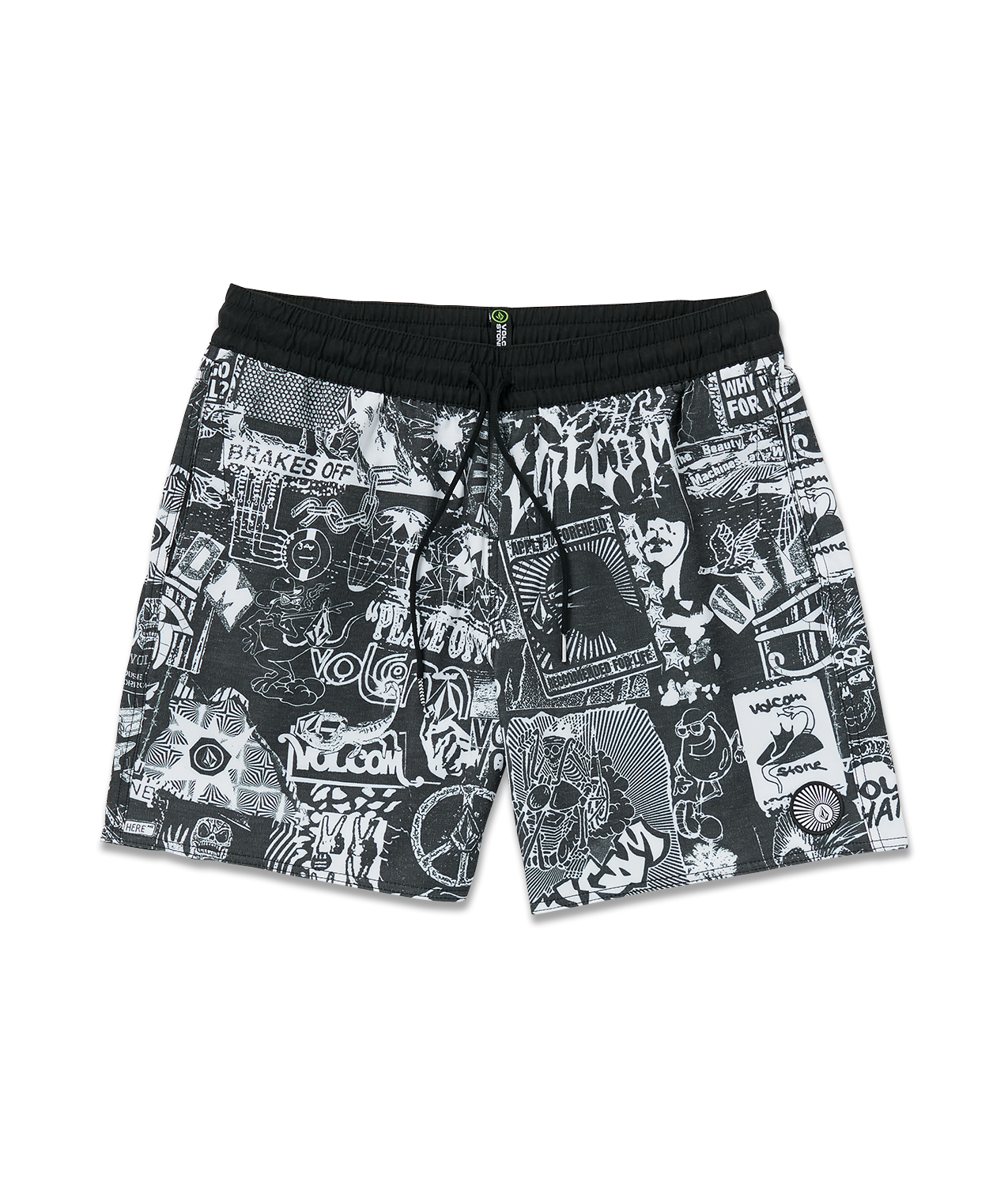 Badeshorts Volcom Refute Stoney Trunk 17 - Schwarz