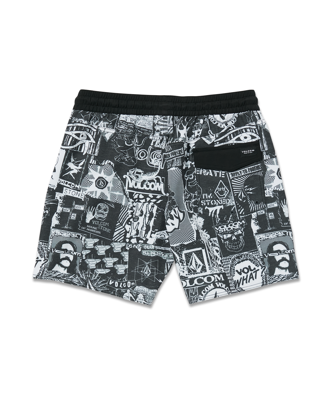Volcom Refute Stoney Trunk 17 Swim Shorts - Black