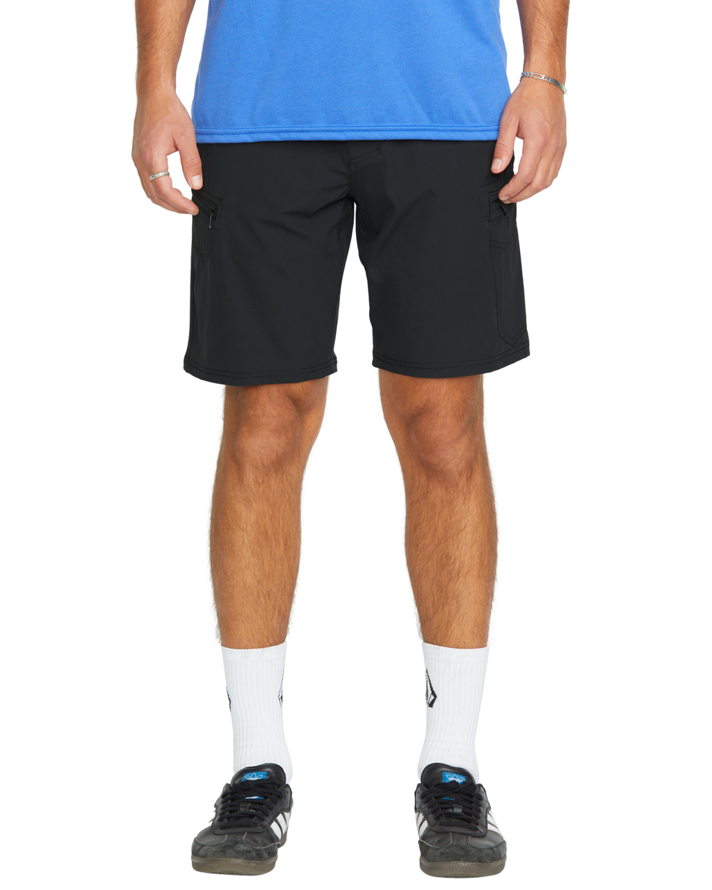 Volcom Cashed In Cargo Hybrid 20 Shorts - Black