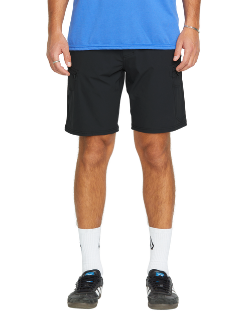 Volcom Cashed In Cargo Hybrid 20 Shorts - Black