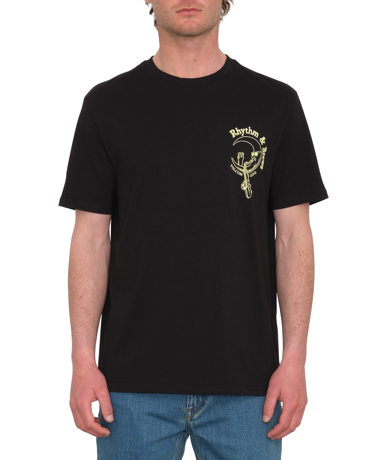 T-shirt à manches courtes Volcom Rhythm 1991 - Noir