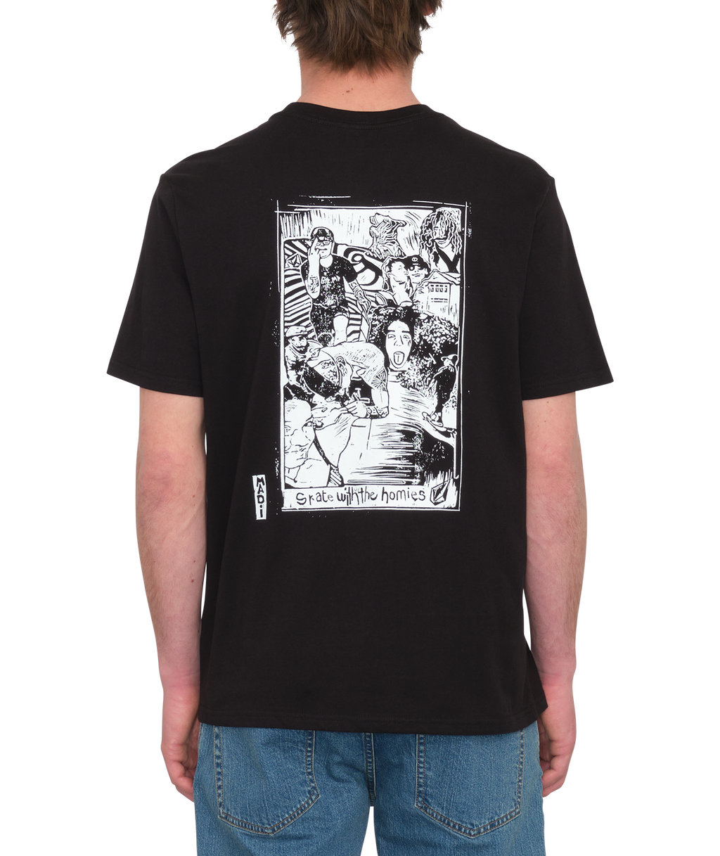 Camiseta de manga corta Volcom Maditi - Black