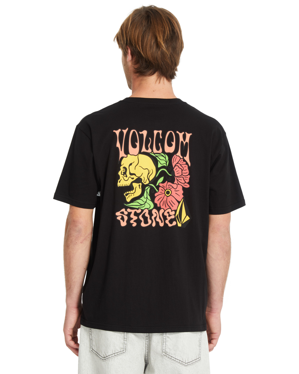 T-shirt de manga curta Volcom Tooflow - Preto