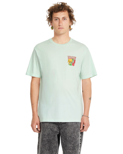 Volcom Tooflow Short Sleeve T-Shirt - Cloud Blue