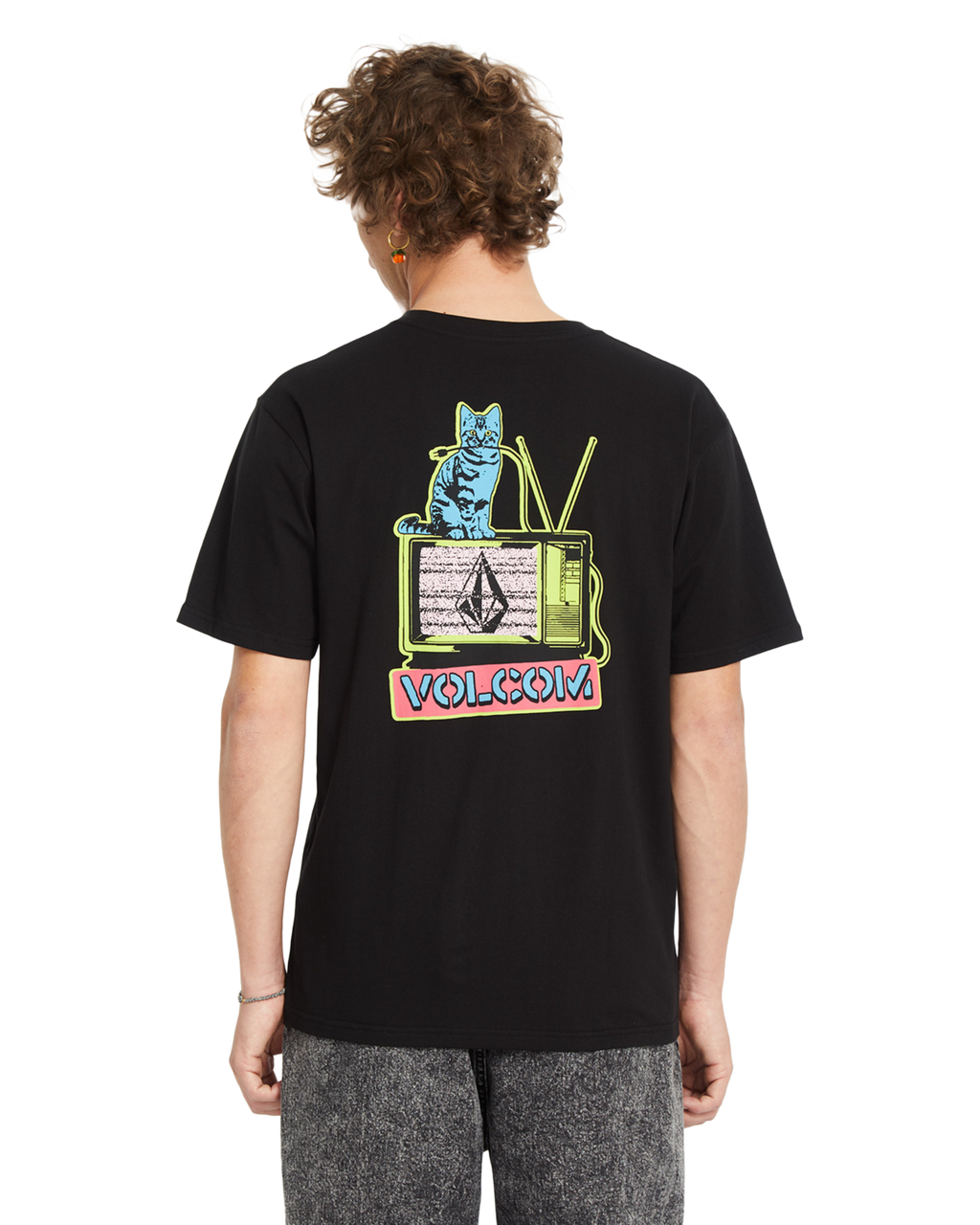 Volcom Catv Short Sleeve T-Shirt - Black