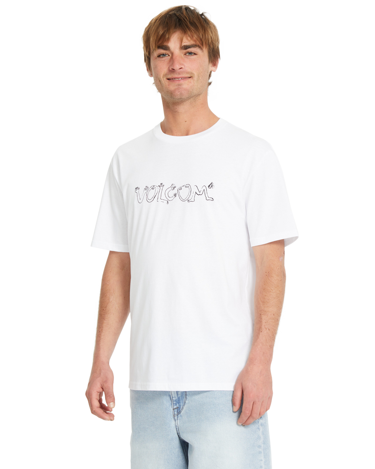 Volcom Crazybal camiseta manga corta hombre detail 2 | WHITE