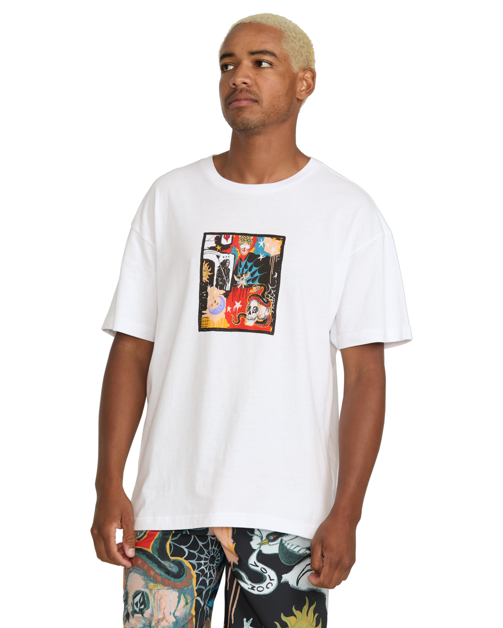Volcom Seth Conboy Web camiseta manga corta hombre | WHITE