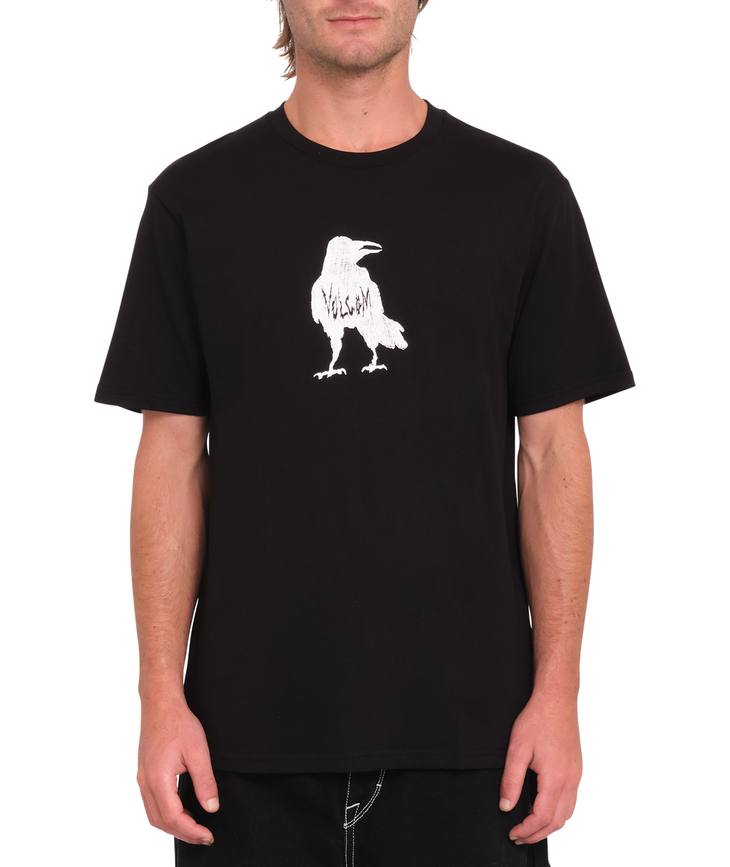 T-shirt à manches courtes Volcom Issam Crow - Noir