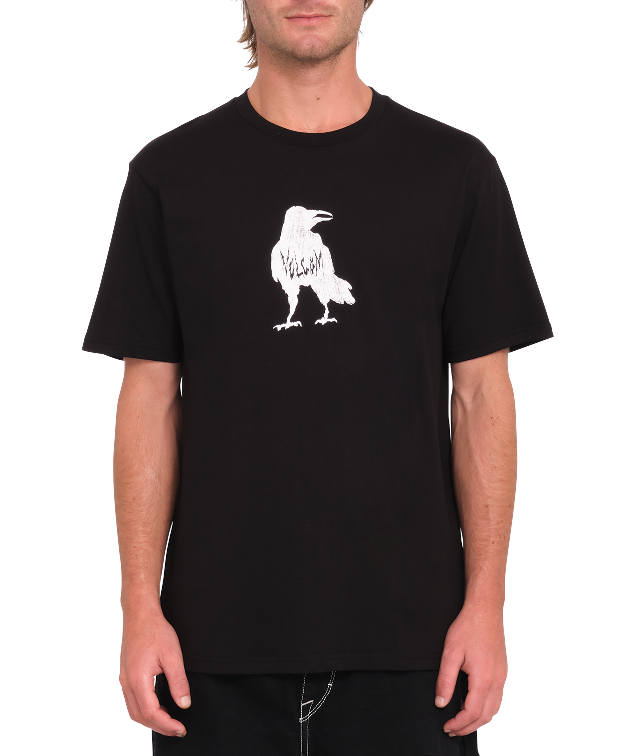T-shirt à manches courtes Volcom Issam Crow - Noir