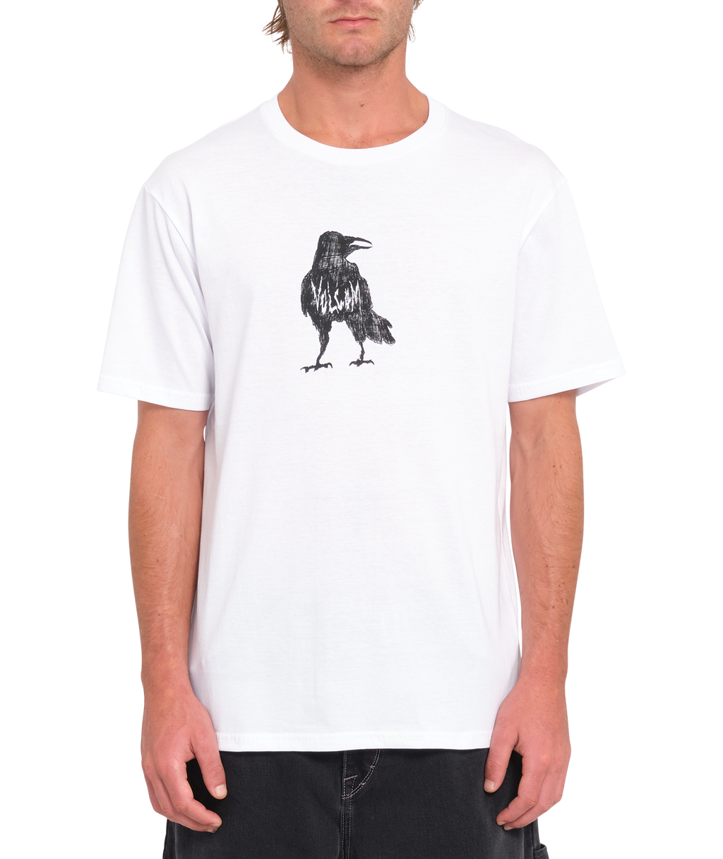 Maglietta a manica corta Volcom Issam Crow - Bianco