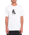 Kurzarm-T-Shirt Volcom Issam Crow - Weiß