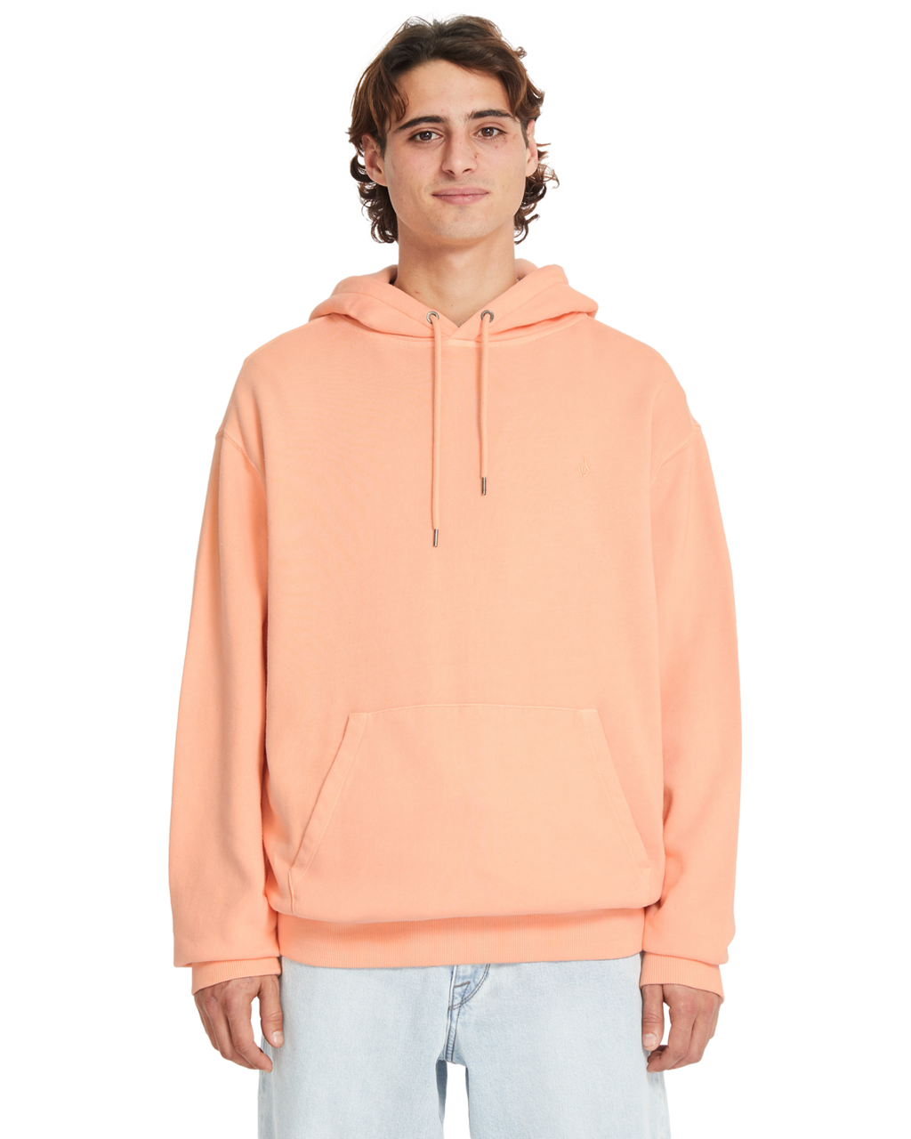 Felpa con cappuccio Volcom Single Stone Tw - Pesca Pallido