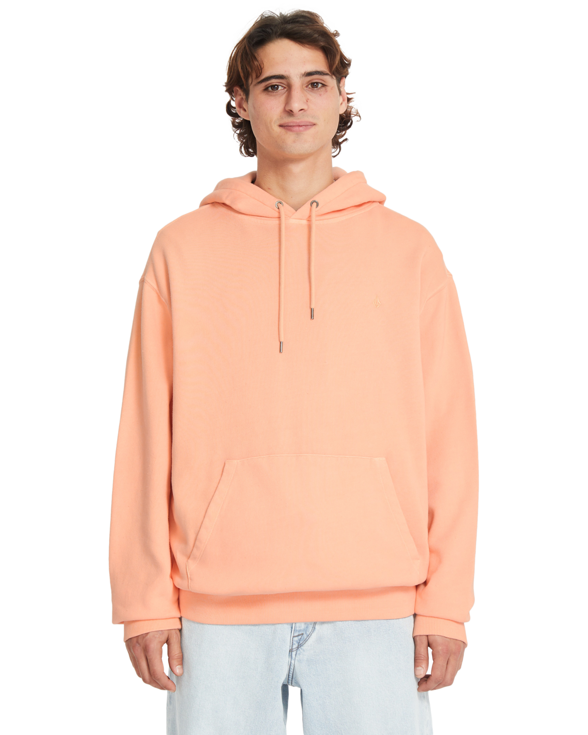Felpa con cappuccio Volcom Single Stone Tw - Pesca Pallido