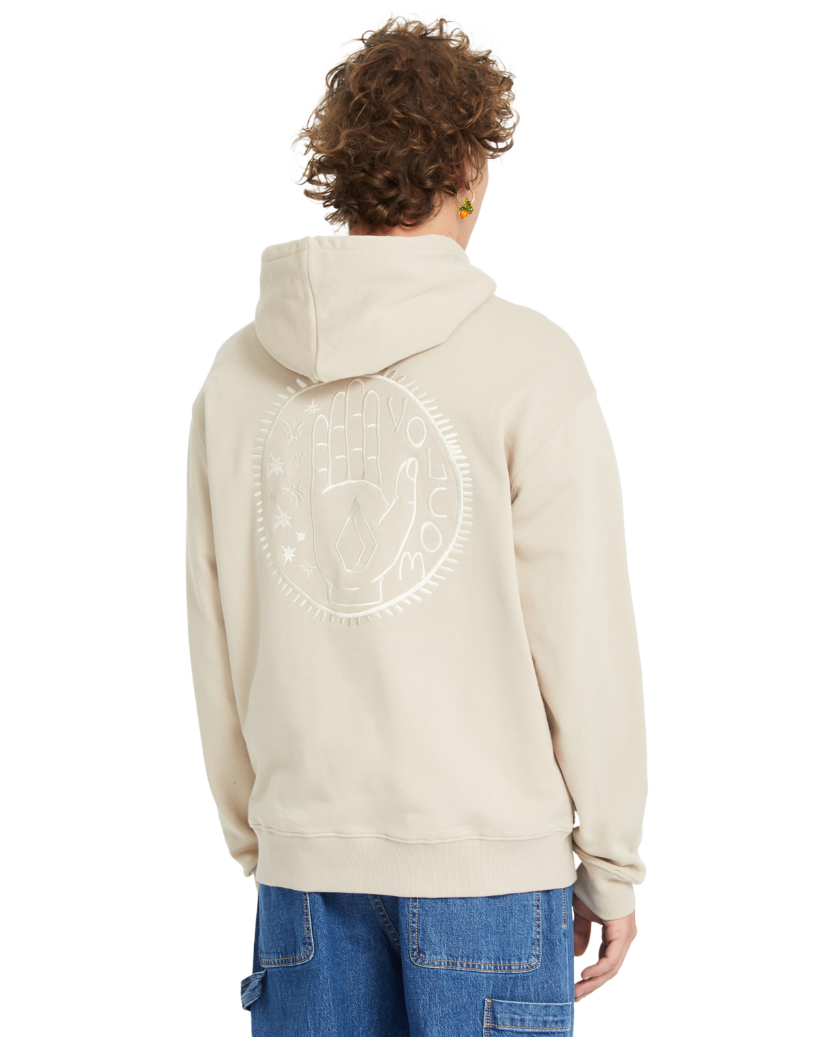 Felpa con cappuccio Volcom Handerry - Light Khaki