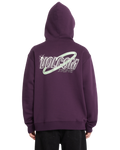 Felpa con cappuccio Volcom Noder - Grape Royale