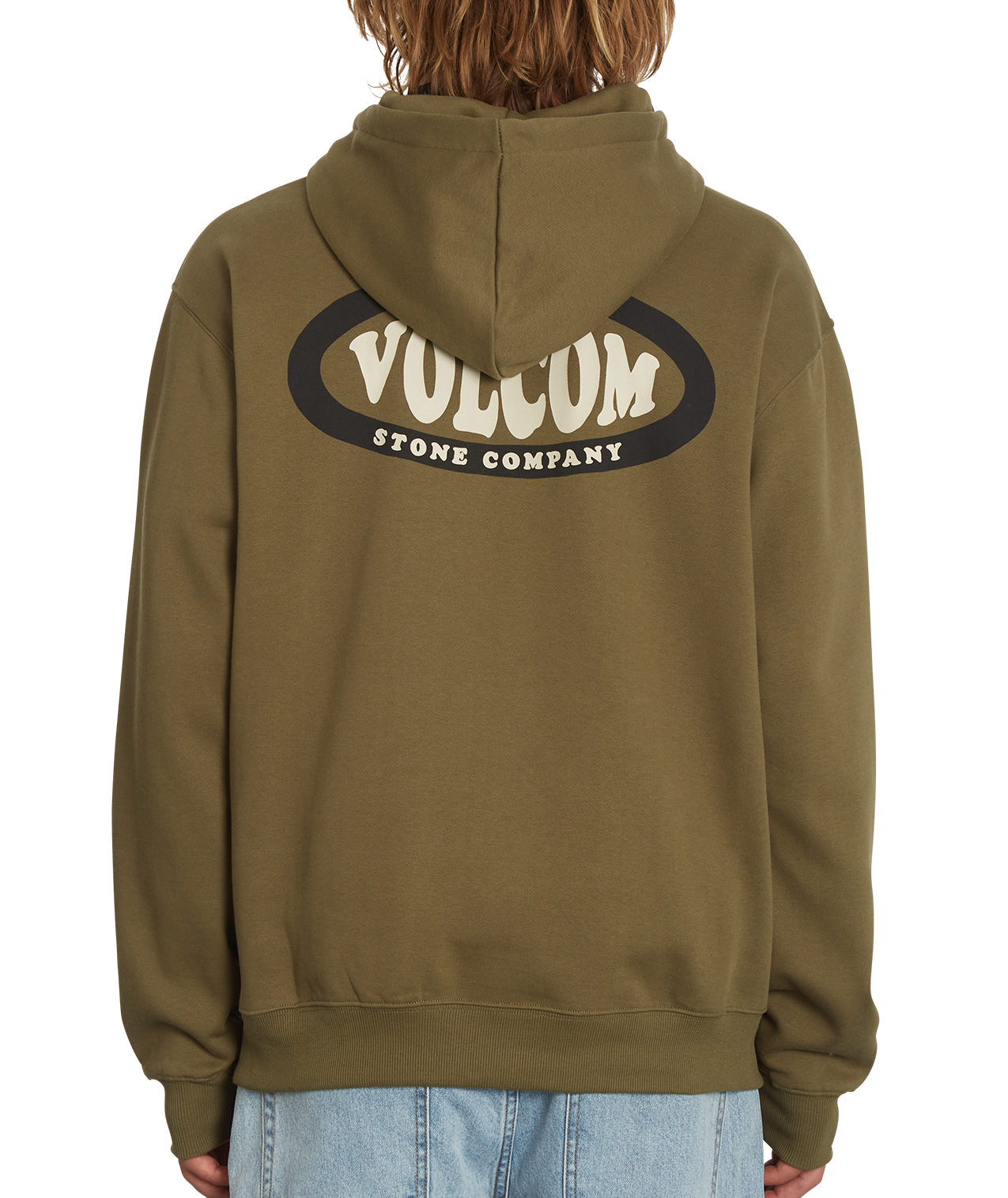 Felpa con cappuccio Volcom Watanite - Militare