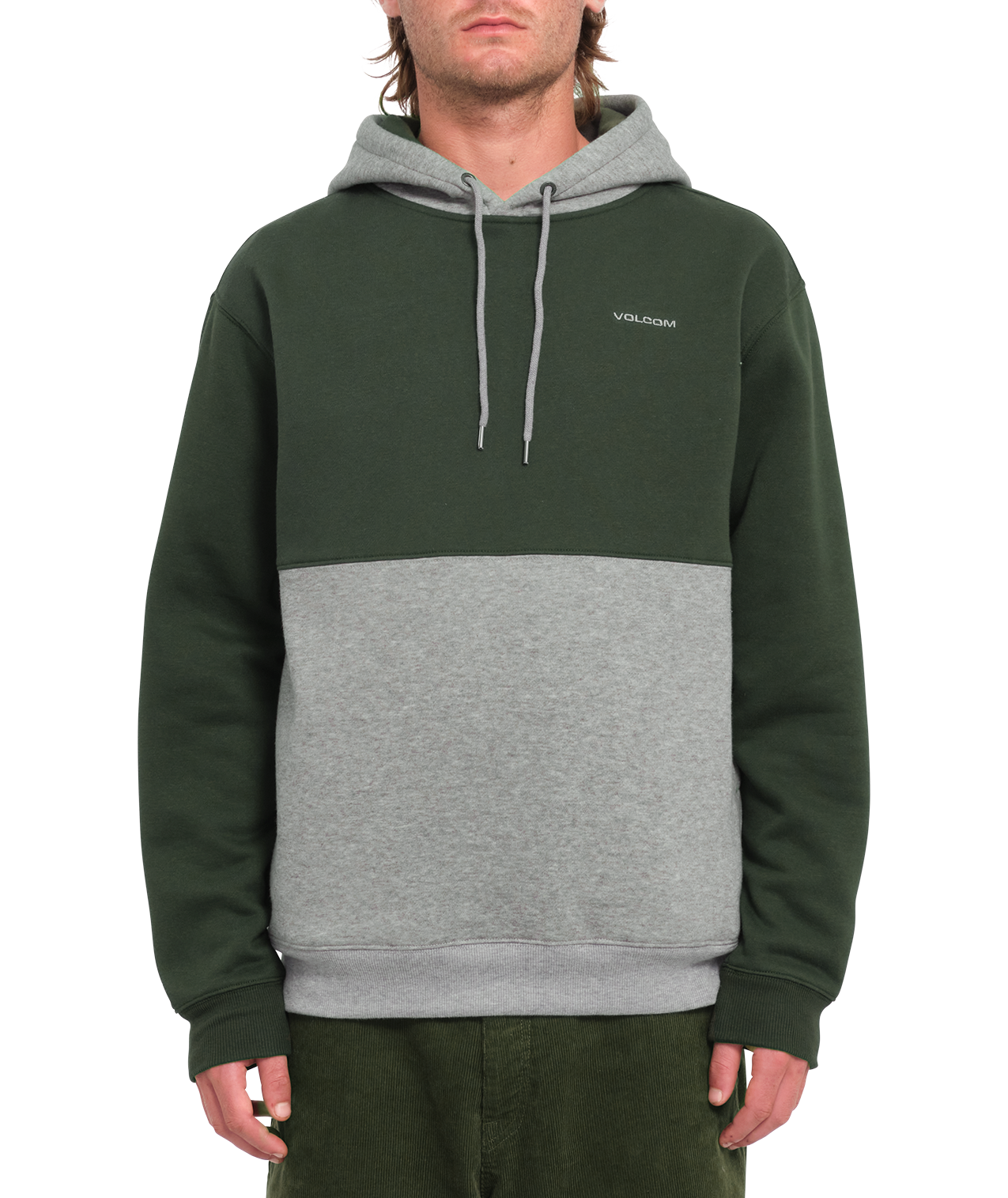 Felpa con cappuccio Volcom Divided - Dark Forest