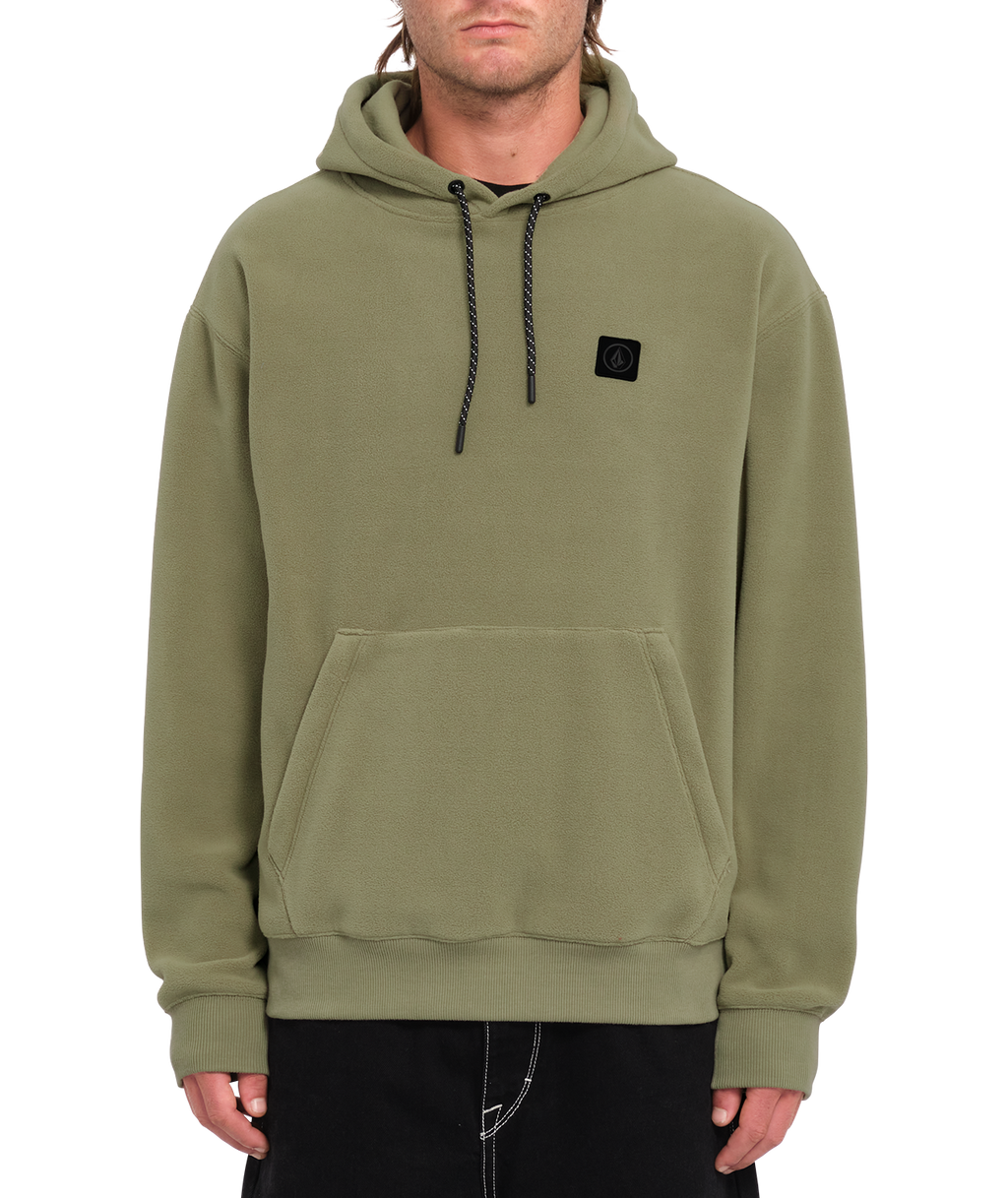 Felpa con cappuccio Volcom Second Trip - Verde Timo
