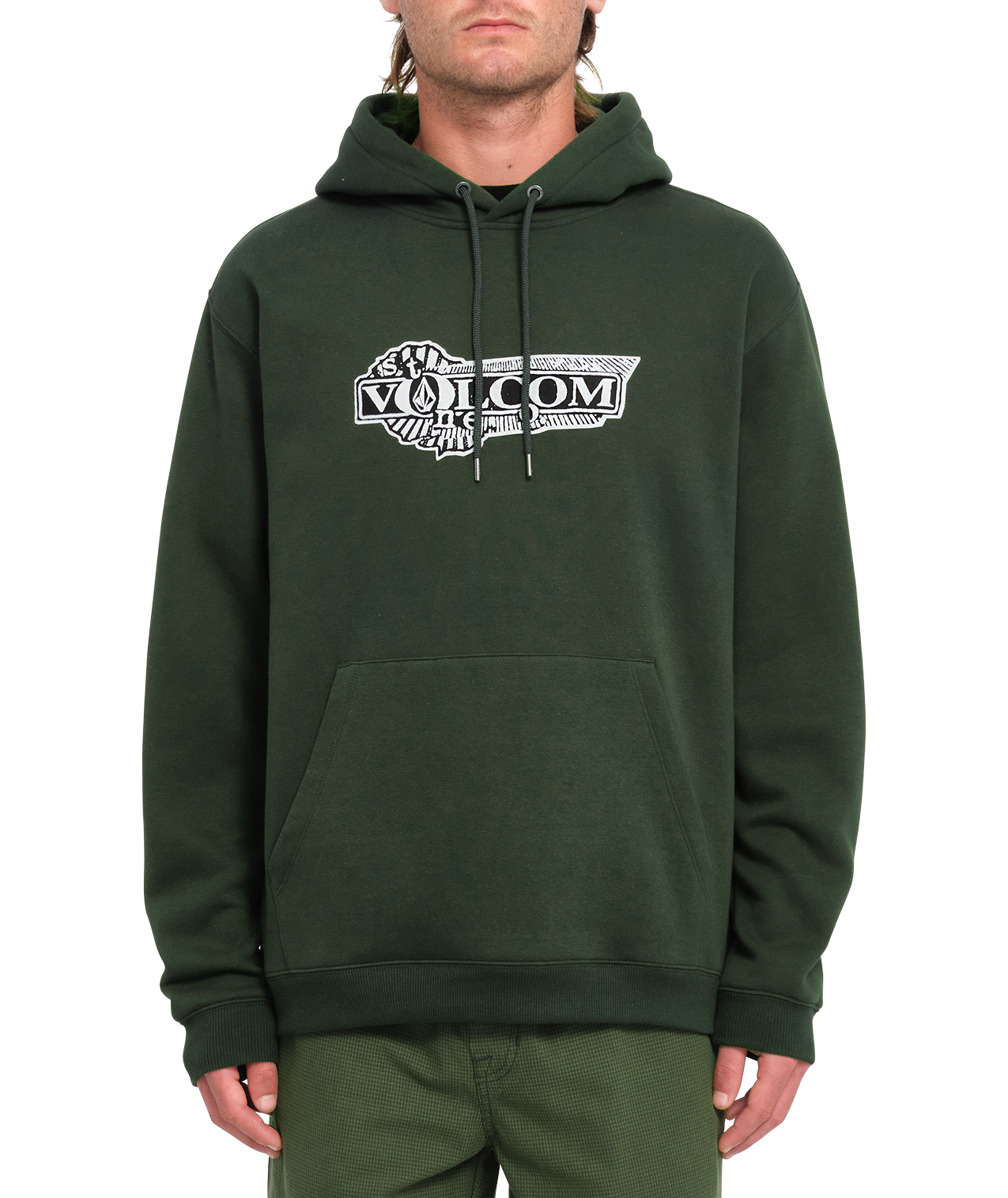 Felpa con cappuccio Volcom Volstoned - Dark Forest